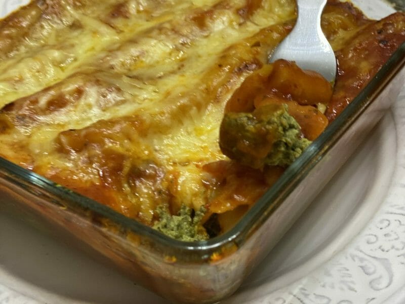 Cliquez pour zoomer ! Cannelloni ricotta et épinards Thermomix par Fakossa