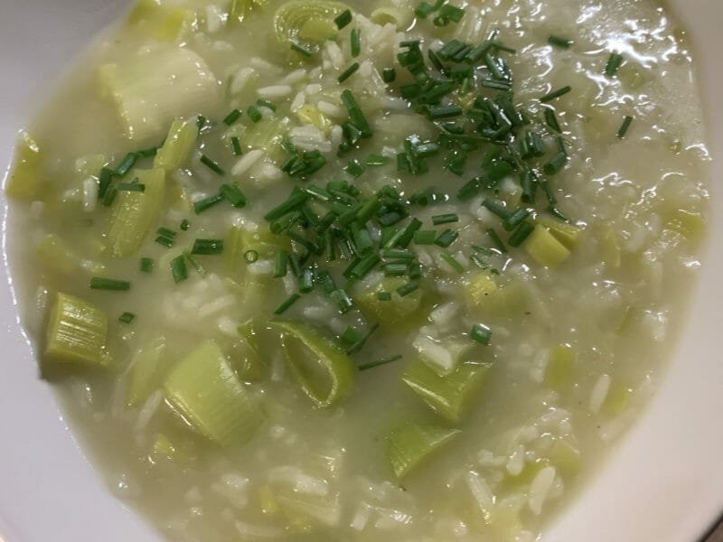 Cliquez pour zoomer ! Soupe de poireaux à la ciboulette Thermomix par ludmi