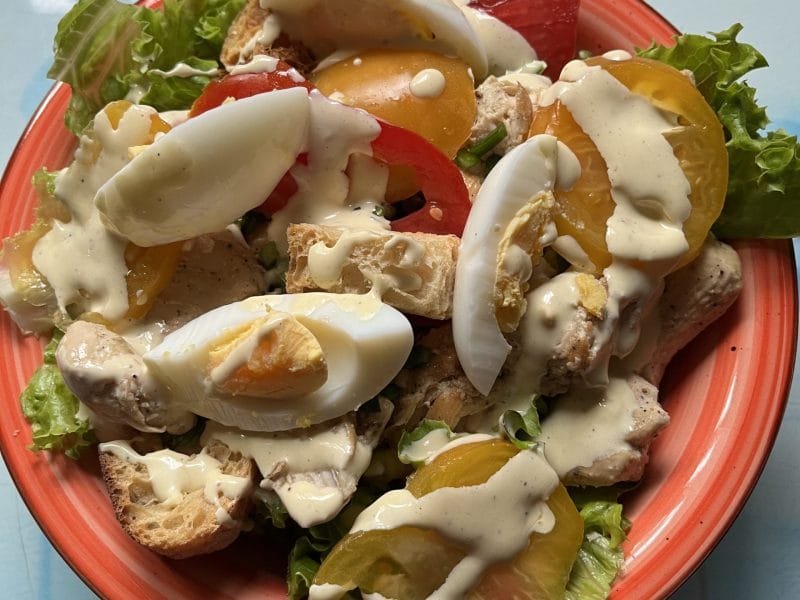 Cliquez pour zoomer ! Salade César Thermomix par carolee77