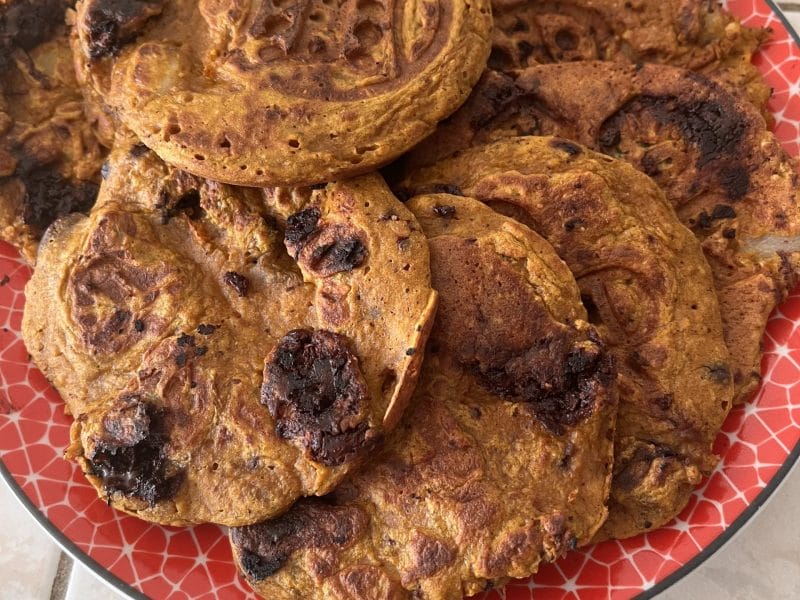 Cliquez pour zoomer ! Pancakes healthy flocons d’avoine et banane Thermomix par carolee77