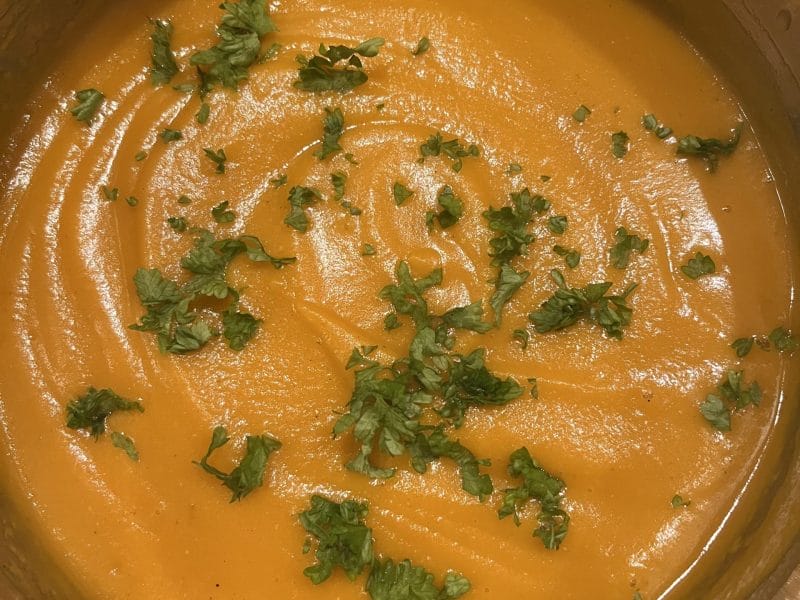Cliquez pour zoomer ! Velouté de butternut aux lentilles corail et au curry Thermomix par carolee77