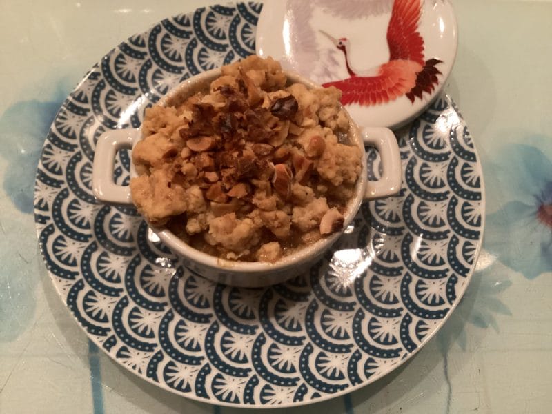 Cliquez pour zoomer ! Crumble aux poires et noix de pécan Thermomix par carolee77