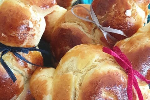 Cliquez pour zoomer ! Brioches lapin de Pâques au Thermomix