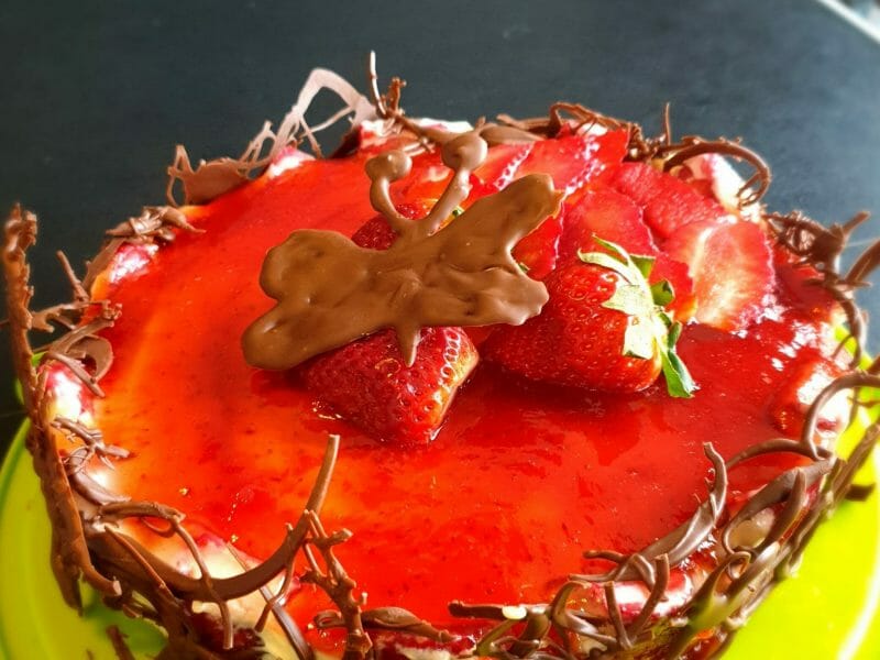 Cliquez pour zoomer ! Fraisier Thermomix par gigi22000