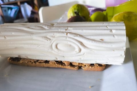 Cliquez pour zoomer ! Bûche vanille praliné Thermomix par mimi97220