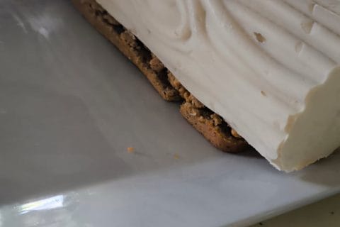 Cliquez pour zoomer ! Bûche vanille praliné Thermomix par mimi97220