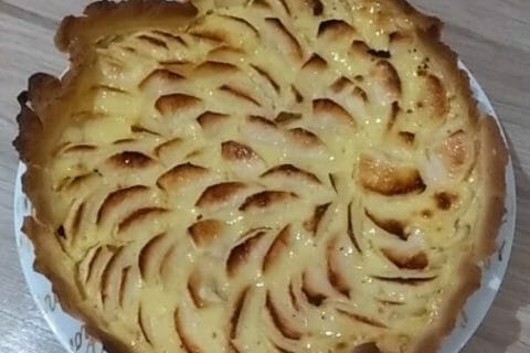 Cliquez pour zoomer ! Tarte normande aux pommes au Thermomix