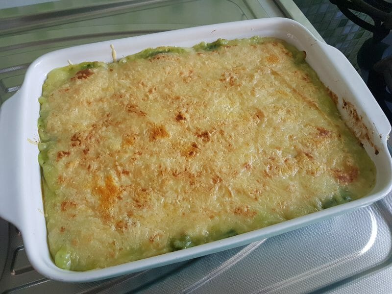 Cliquez pour zoomer ! Gratin de purée de pommes de terre aux épinards Thermomix par Mimie LTRNR