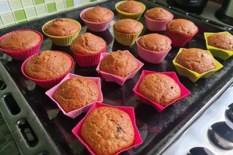Cliquez pour zoomer ! Muffins à la banane Thermomix par Mimie LTRNR