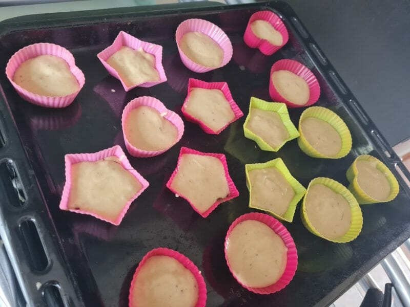 Cliquez pour zoomer ! Muffins à la banane Thermomix par Mimie LTRNR