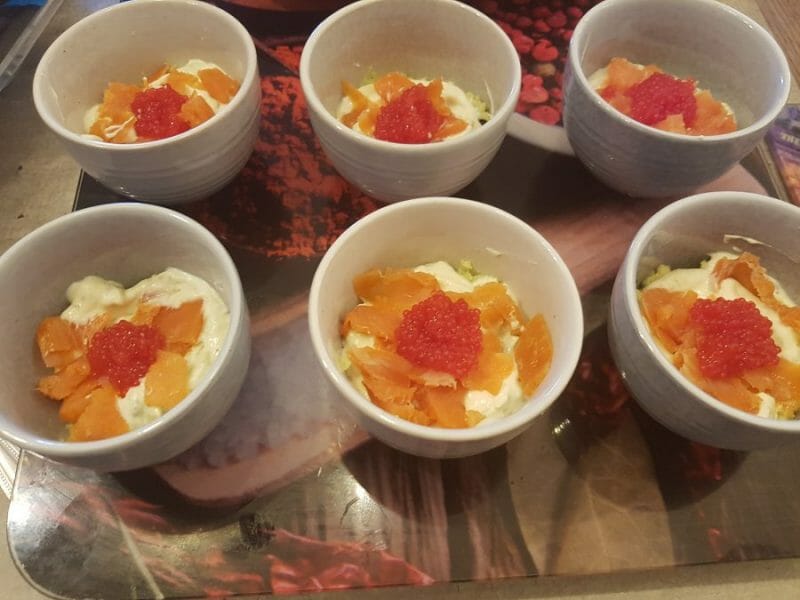 Cliquez pour zoomer ! Verrines saumon avocat Thermomix par valousuzanne