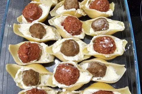 Cliquez pour zoomer ! Gratin de conchiglioni aux trois fromages Thermomix par Audrey49