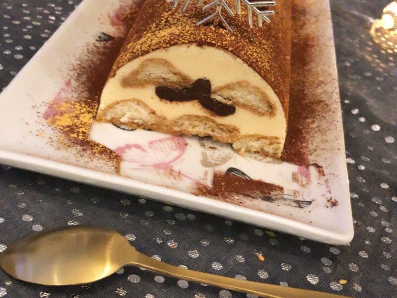 Cliquez pour zoomer ! Bûche Tiramisu Thermomix par FaMkz