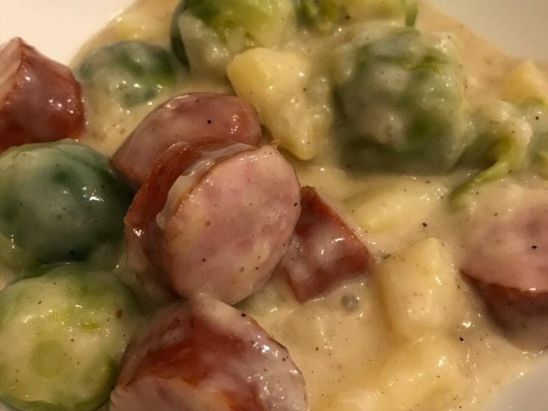 Cliquez pour zoomer ! Potée de choux de Bruxelles Thermomix par FaMkz