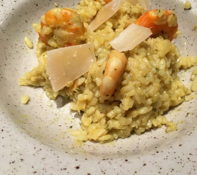 Cliquez pour zoomer ! Risotto crevettes et curry Thermomix par luna24
