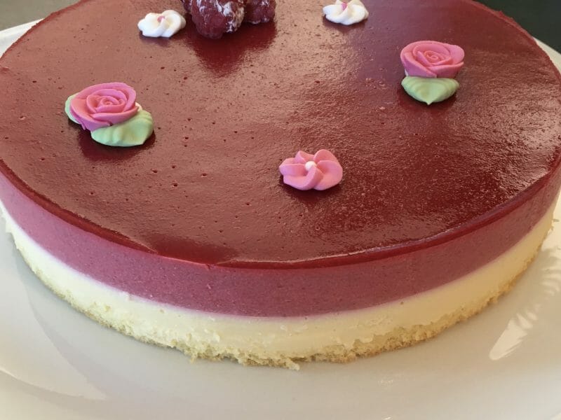 Cliquez pour zoomer ! Bavarois aux framboises Thermomix par luna24