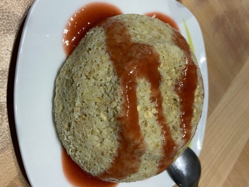 Cliquez pour zoomer ! Bowl cake banane et pépites de chocolat Thermomix par phanieencuisine