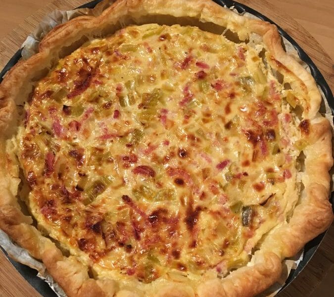Cliquez pour zoomer ! Tarte aux poireaux Thermomix par Caroline