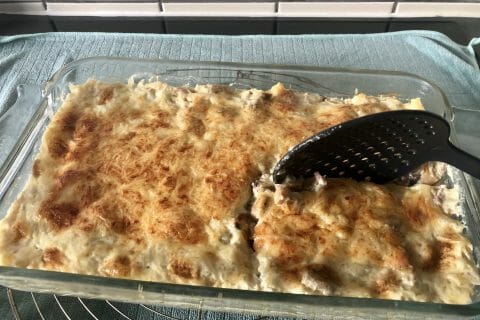 Cliquez pour zoomer ! Gratin de fusilli au jambon au Thermomix