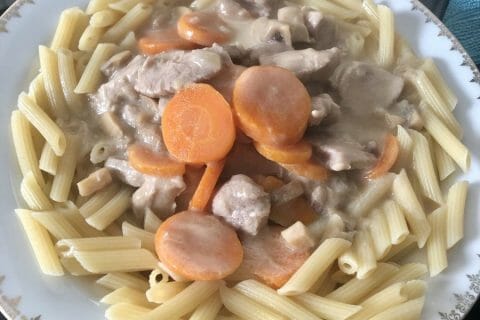 Cliquez pour zoomer ! Filet mignon façon blanquette au Thermomix