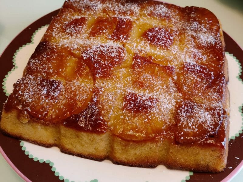 Cliquez pour zoomer ! Gâteau renversé à l’ananas Thermomix par monalysa41