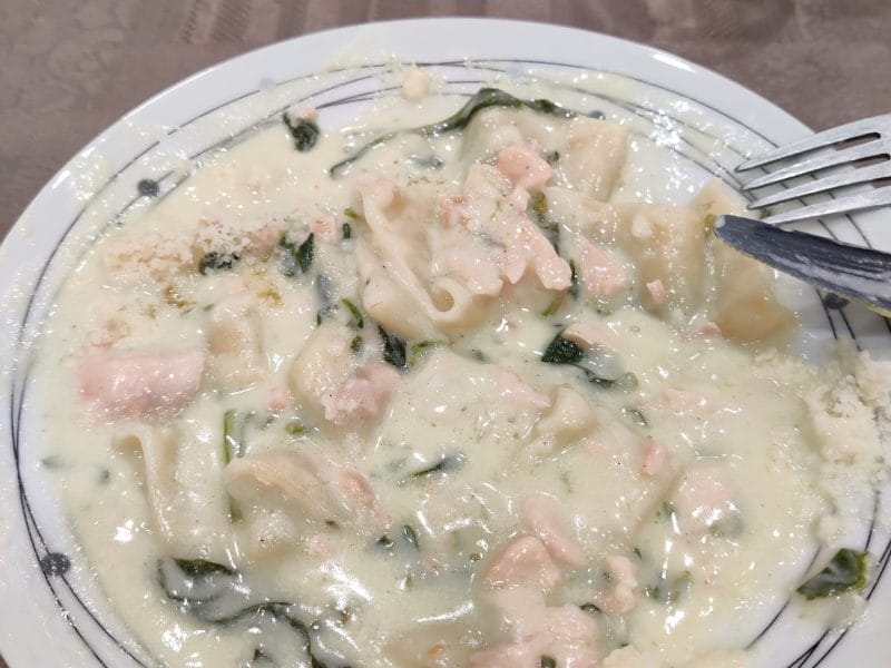 Cliquez pour zoomer ! One pot pasta – épinards et saumon fumé Thermomix par monalysa41