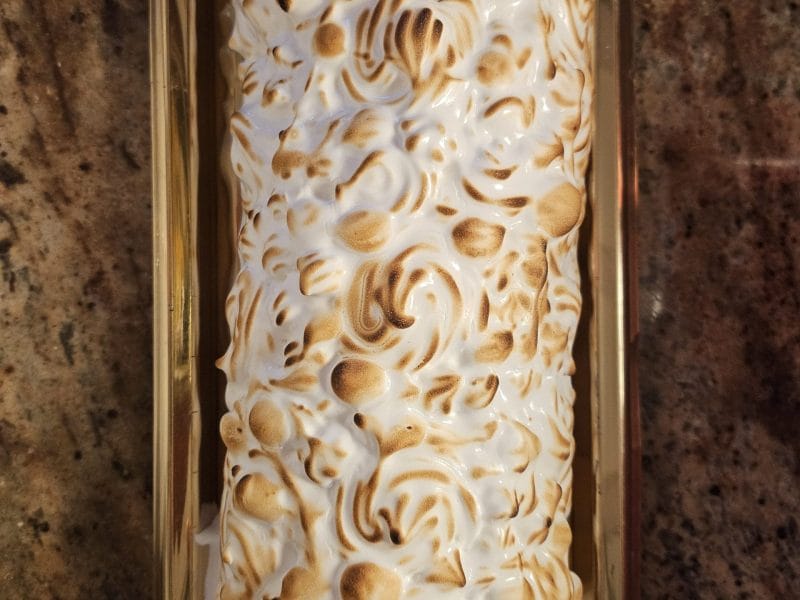 Cliquez pour zoomer ! Bûche au citron meringuée Thermomix par vicky77