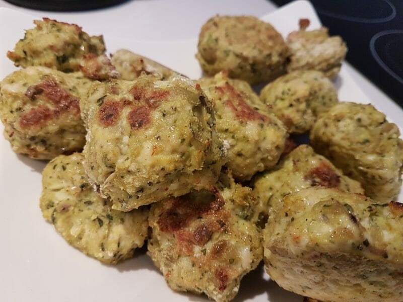 Cliquez pour zoomer ! Boulettes de poulet aux olives Thermomix par Kro