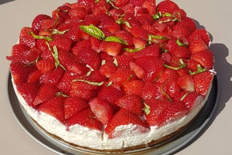 Cliquez pour zoomer ! Tarte aux fraises sans cuisson Thermomix par Kro