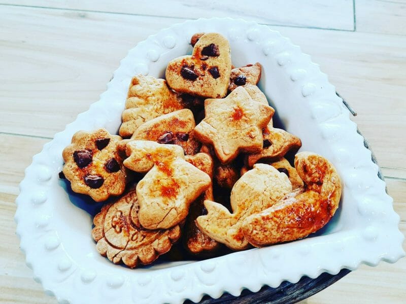 Cliquez pour zoomer ! Sablés à la presse à biscuits Thermomix par Kro