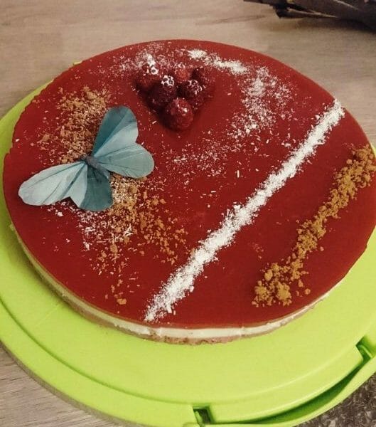 Cliquez pour zoomer ! Bavarois aux framboises Thermomix par Amelie_mely