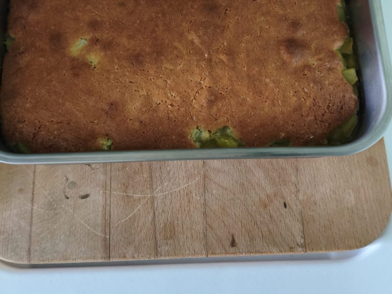 Cliquez pour zoomer ! Cobbler à la rhubarbe Thermomix par aurora57