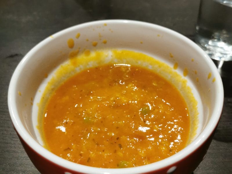 Cliquez pour zoomer ! Soupe de lentilles, pois cassés et poitrine fumée Thermomix par yinyang