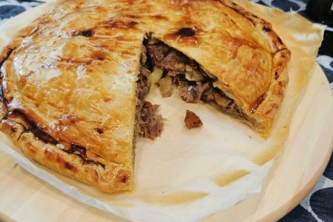 Cliquez pour zoomer ! Tourte aux cuisses de canard confites et champignons Thermomix par yinyang