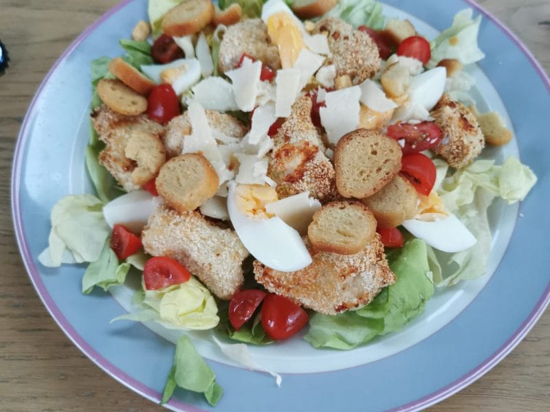 Cliquez pour zoomer ! Salade César Thermomix par yinyang