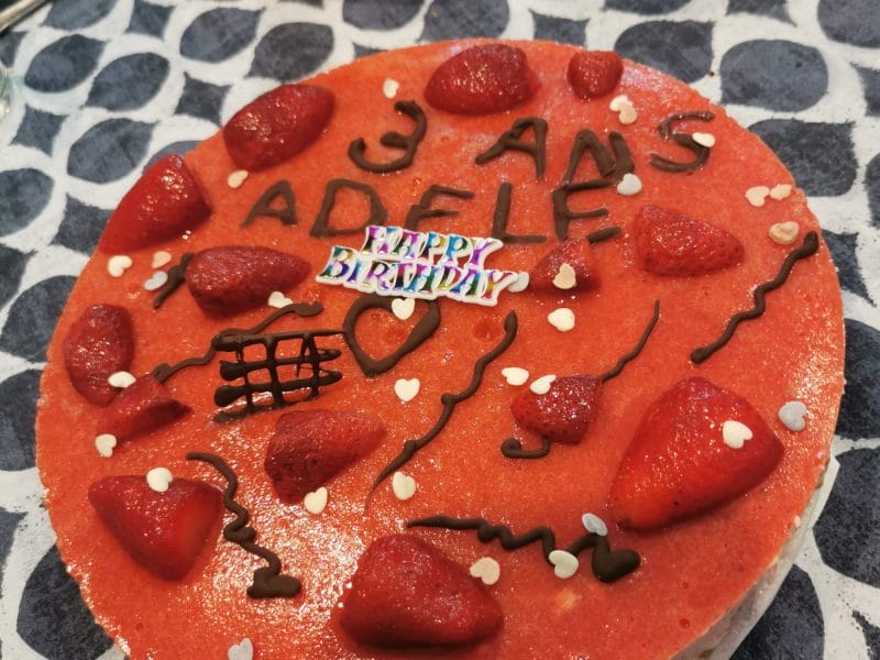 Cliquez pour zoomer ! Bavarois aux fraises Thermomix par yinyang