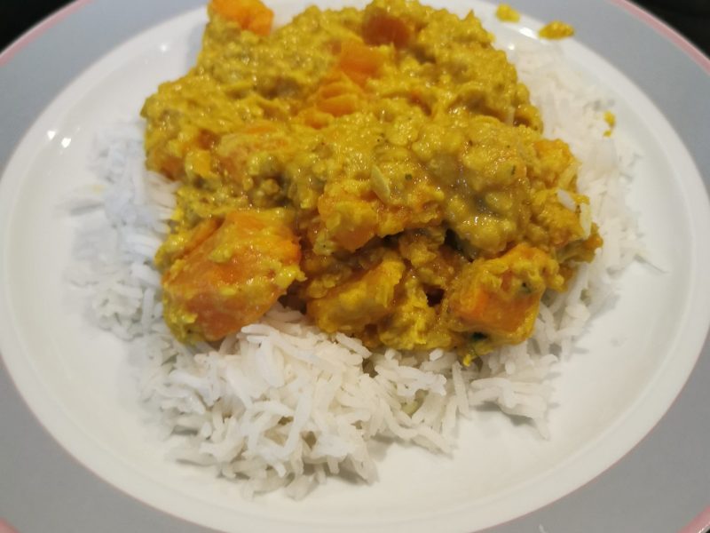 Cliquez pour zoomer ! Dhal de patate douce et de lentilles corail Thermomix par yinyang