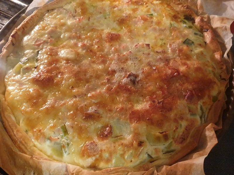 Cliquez pour zoomer ! Tarte aux poireaux et jambon Thermomix par alexlesage34110