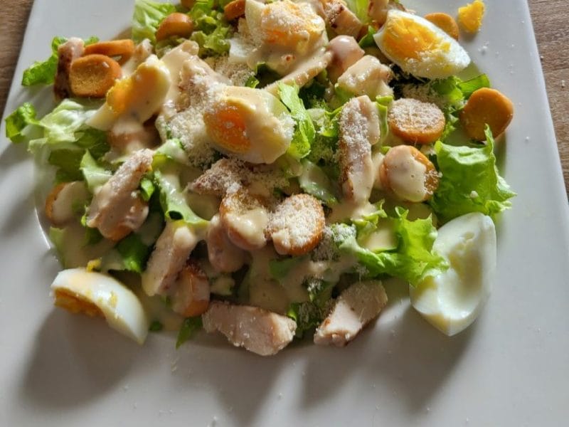 Cliquez pour zoomer ! Salade César Thermomix par alexlesage34110