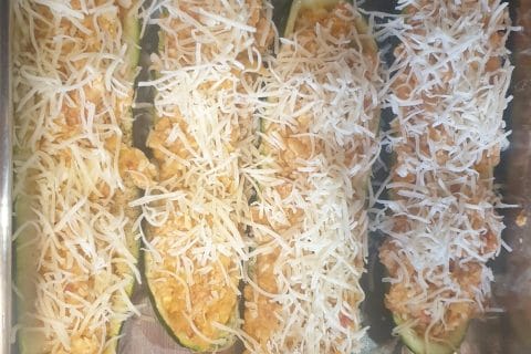 Cliquez pour zoomer ! Courgettes farcies au thon Thermomix par alexlesage34110