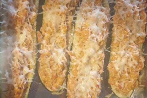 Cliquez pour zoomer ! Courgettes farcies au thon Thermomix par alexlesage34110