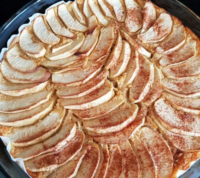 Cliquez pour zoomer ! Tarte aux pommes sans pâte Thermomix par Marjolachipie