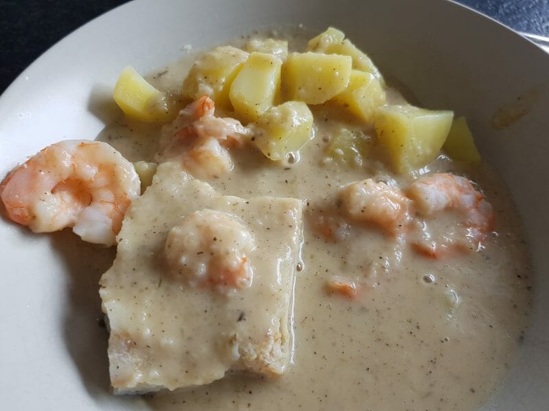 Cliquez pour zoomer ! Blanquette de la mer Thermomix par Marjolachipie