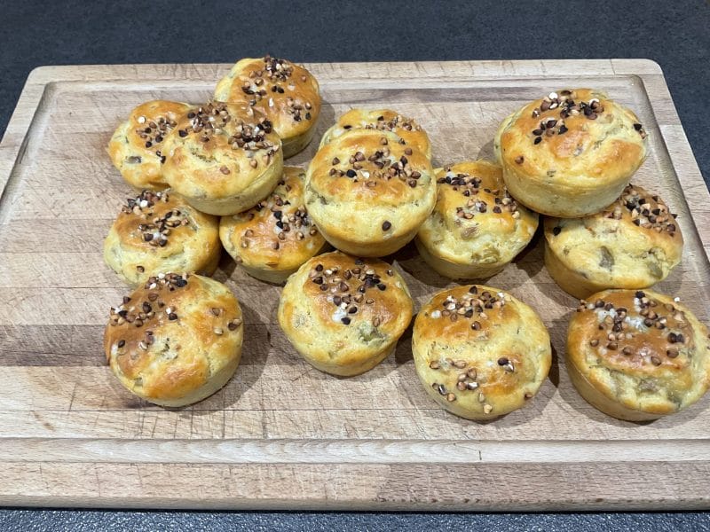 Cliquez pour zoomer ! Mini muffins au jambon et olives vertes Thermomix par laurencelily