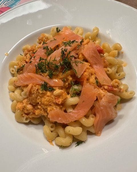 Cliquez pour zoomer ! Spaghettis au saumon fumé Thermomix par laurencelily