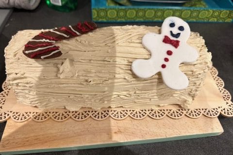 Cliquez pour zoomer ! Bûche mousse au chocolat Thermomix par laurencelily