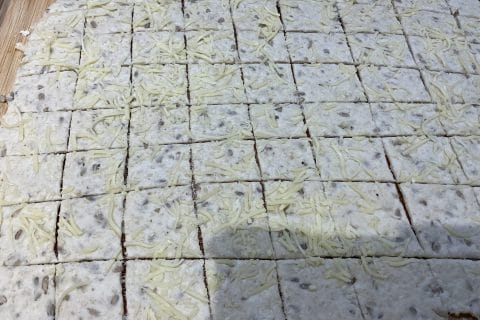 Cliquez pour zoomer ! Crackers salés à l’emmental et aux graines Thermomix par laurencelily