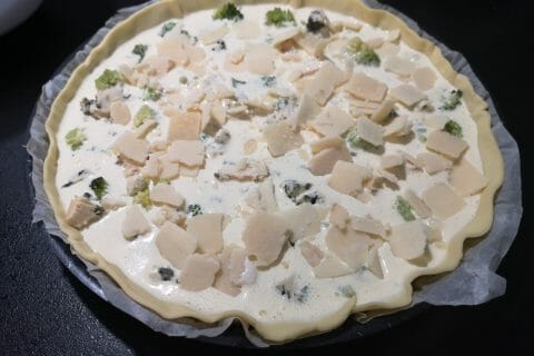 Cliquez pour zoomer ! Tarte aux brocolis et roquefort Thermomix par Gougy