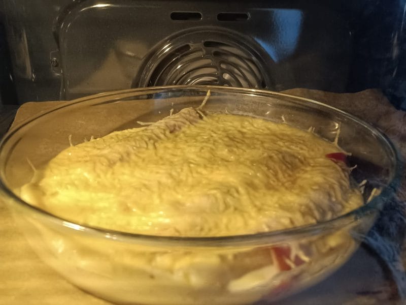 Cliquez pour zoomer ! Gratin de poireau au jambon Thermomix par morgane_950