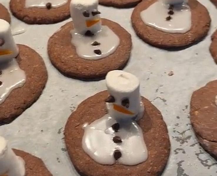 Cliquez pour zoomer ! Sablés bonhomme de neige fondu Thermomix par enola8